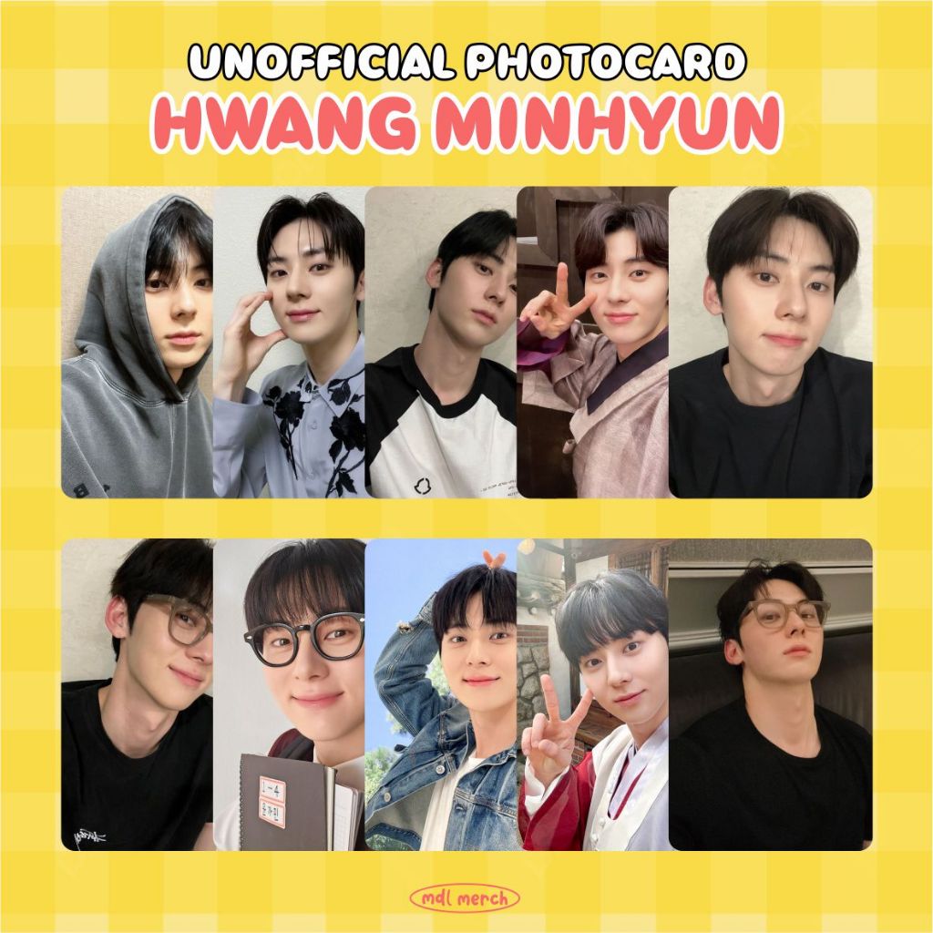HWANG MINHYUN / PHOTOCARD UNOFFICIAL / KOREAN DRAMA  ACTOR / PHOTOCARD AKTOR KOREA AKTRIS KOREA
