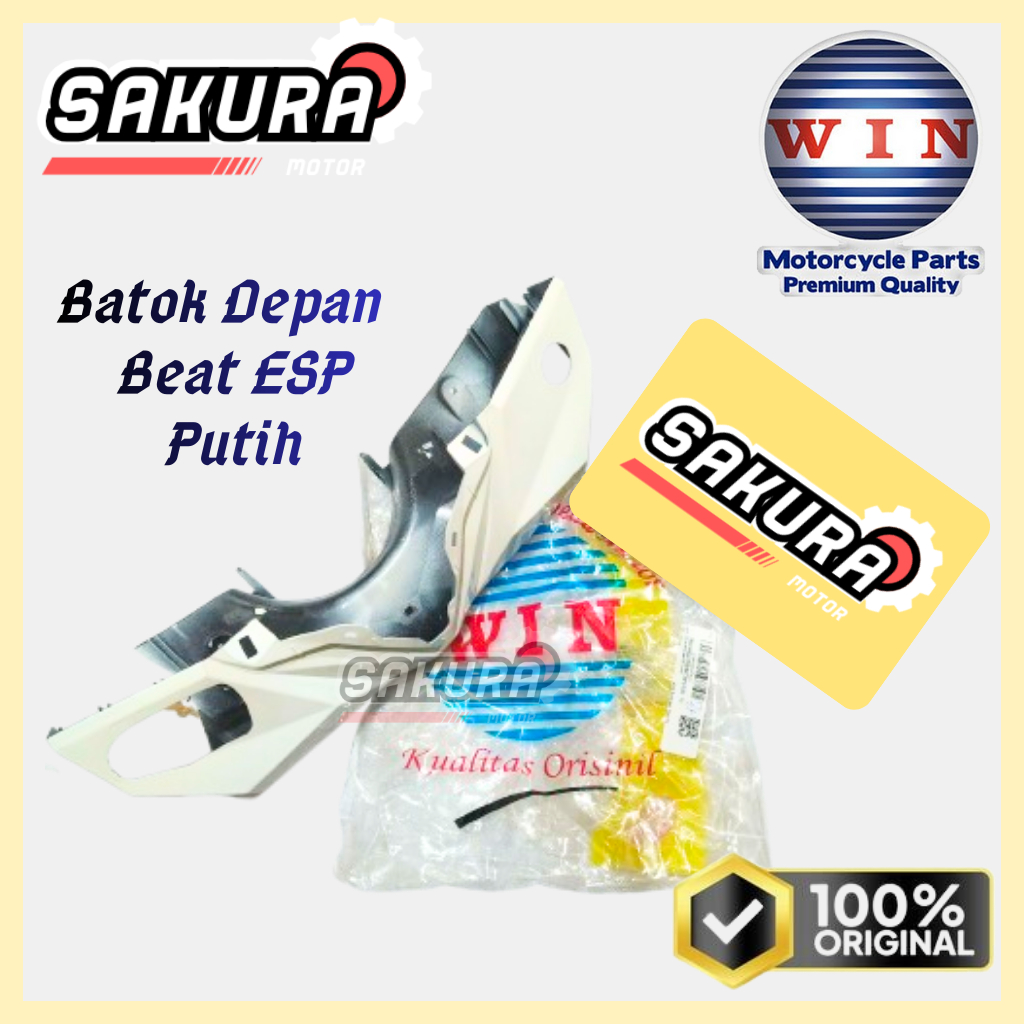 Batok Depan Beat ESP Putih Original WIN