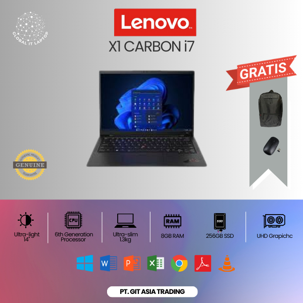 LENOVO XI CARBON i7 GEN 6