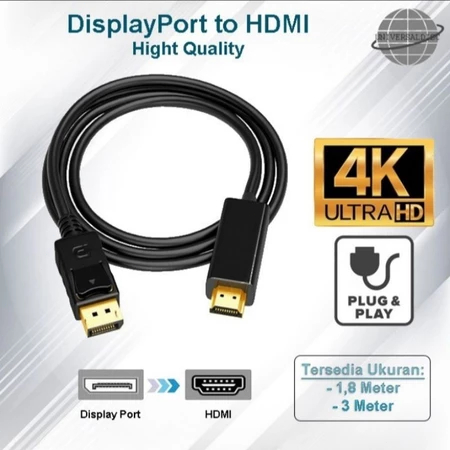 Kabel DP to HDMI MiniDP to HDTV Mini DP to VGA DP to VGA MiniDP to DP MiniDP to DVI DP to DVI VGA to