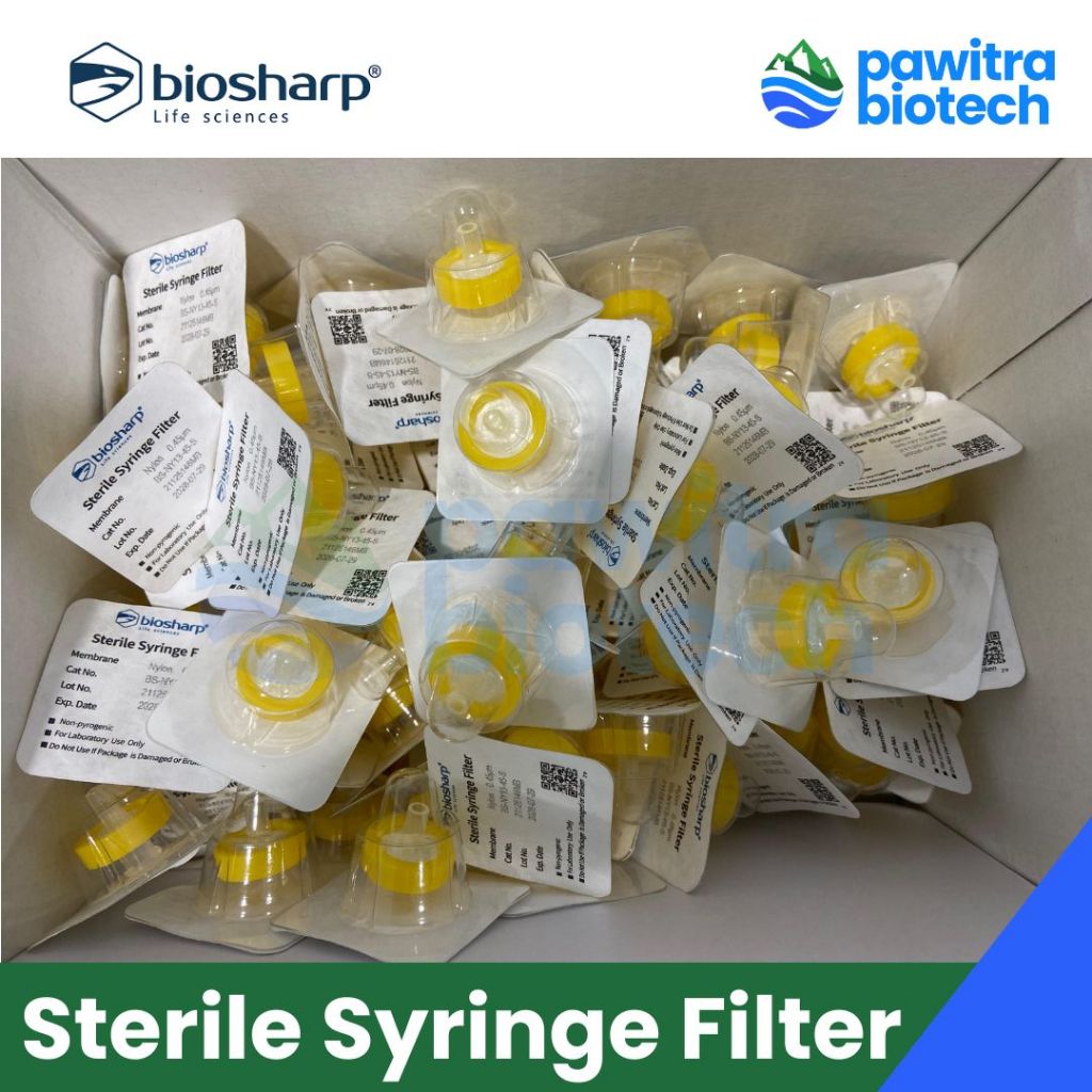 Sterile Filter Syringe Nylon Syringe Filter Biosharp 13 mm 25 mm 0,22 um 0,45 um