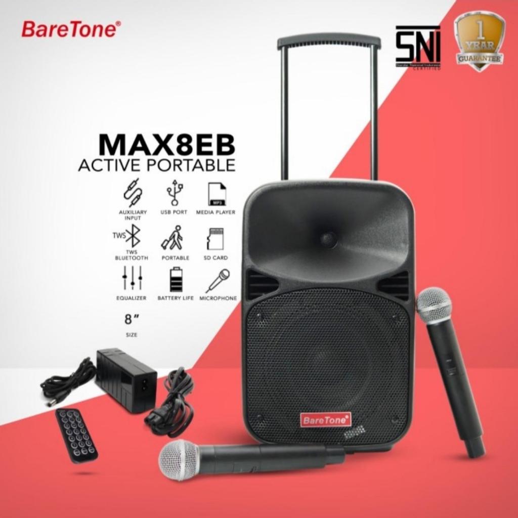 SPEAKER PORTABLE BARETONE MAX 8 EB