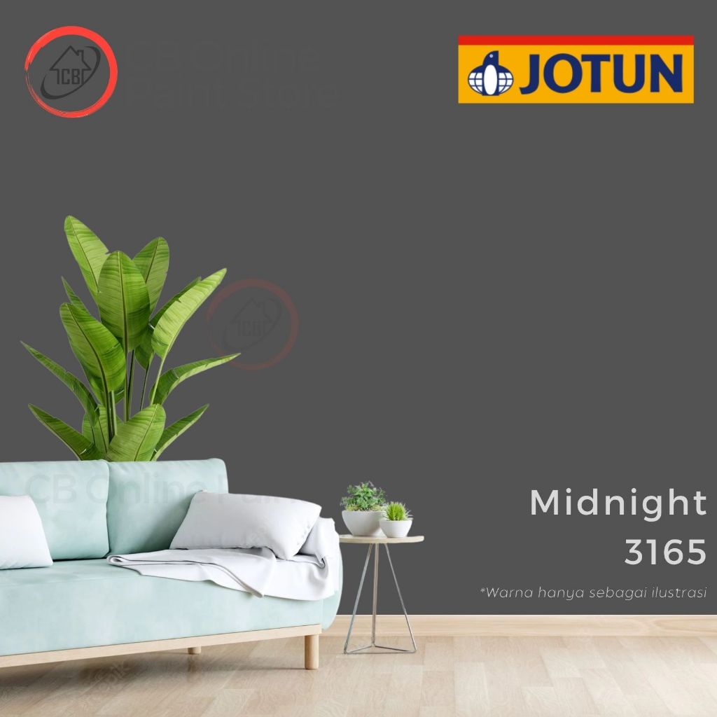 CAT TEMBOK JOTUN - MIDNIGHT 3165 - PAIL