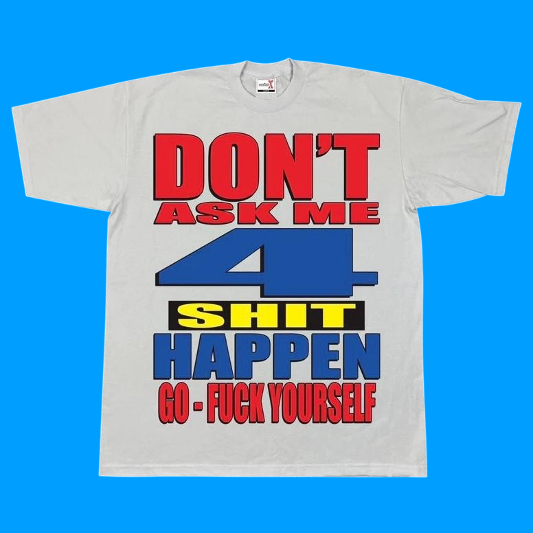 Promo Kaos Gof*Ckyourself Conflict X Cotton Distro Unisex