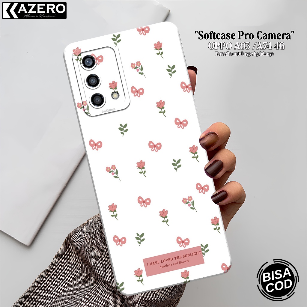 Case Hp OPPO A95 A74 4G Fashion Case Aesthetic Softcase OPPO A95 A74 4G Silikon Pro Camera Casing OP