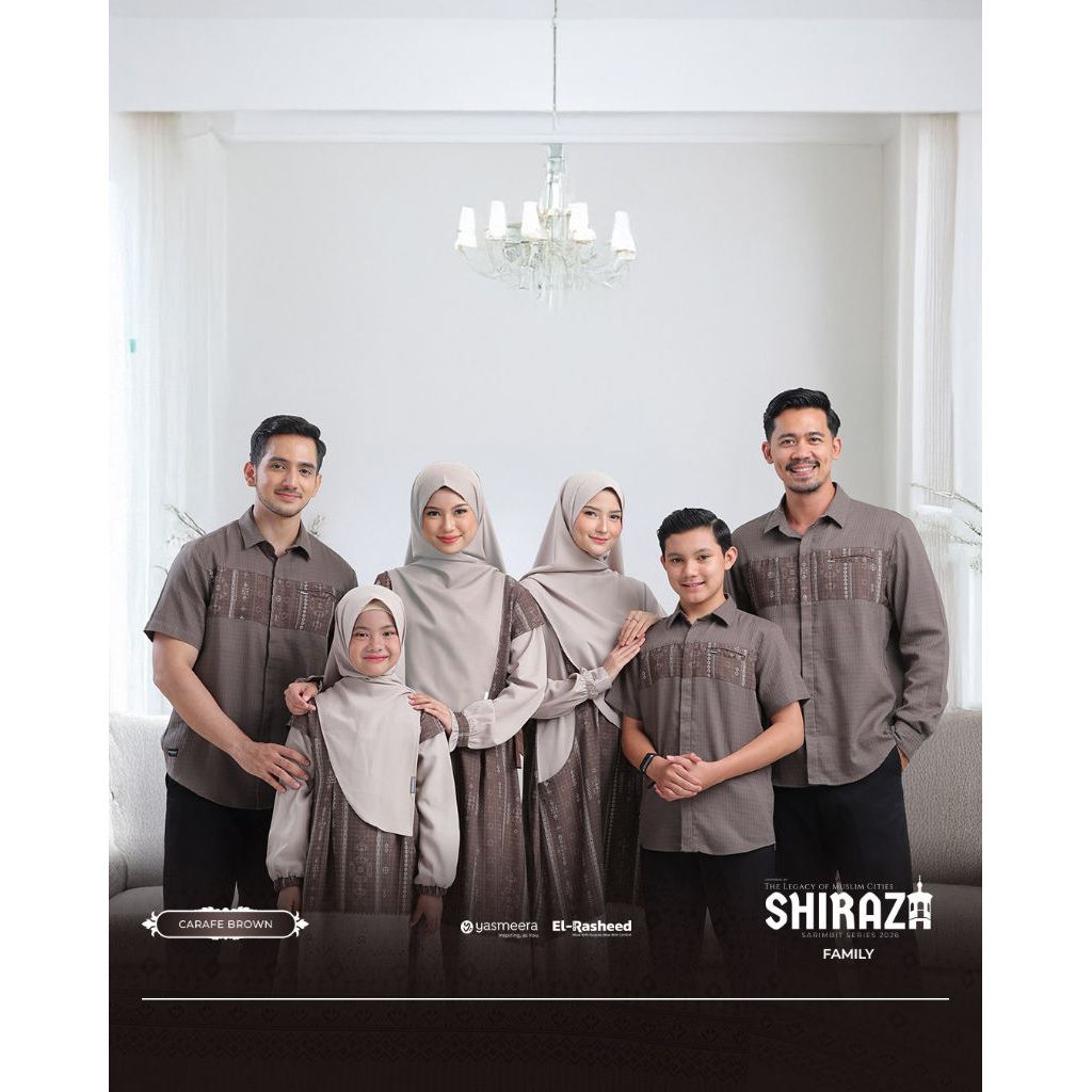 YASMEERA-ELRASHEED-SHAFEEYA-DIARA DRESS-SARIMBIT SHIRAZA-COUPLE SHIRAZA-KEMEJA DEWASA-KEMEJA ANAK-DR