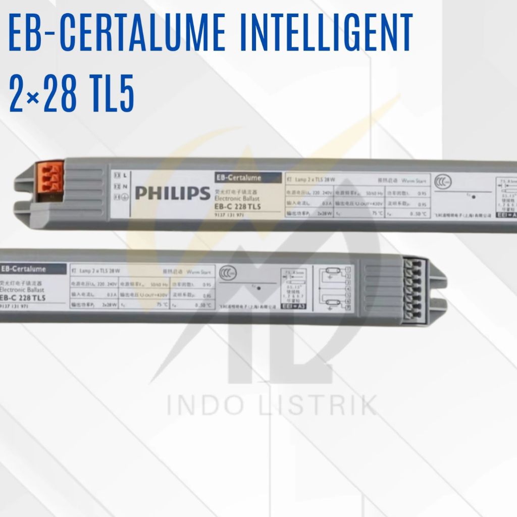 Ballast Philips EB-CI 2x28w TL5 / Trafo Philips EB-CI 2x28w TL5 / Philips ebci 228 TL5