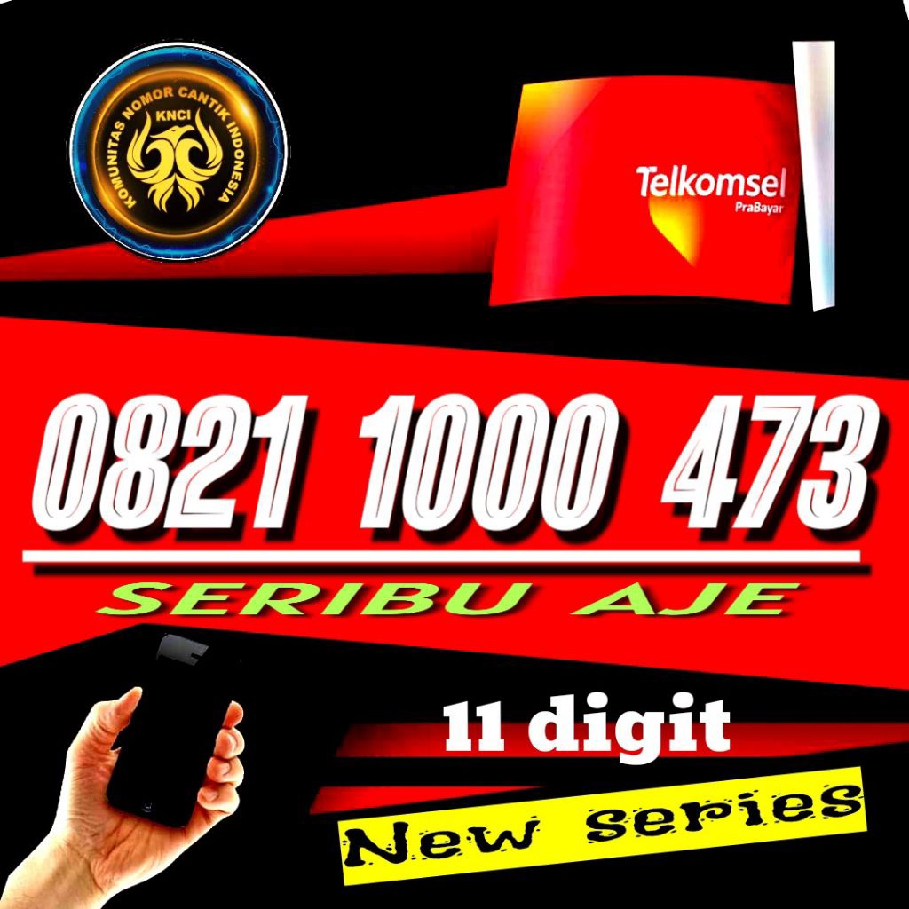 NOMOR CANTIK KARTU PERDANA SIMPATI 11 DIGIT NEW SERIES SERIBU AJE 1000 473