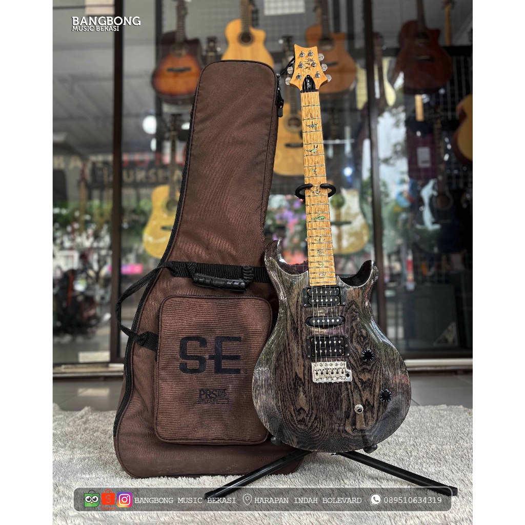 PRS SE Swamp Ash 2023 Charcoal Made In Indonesia Second/Bekas