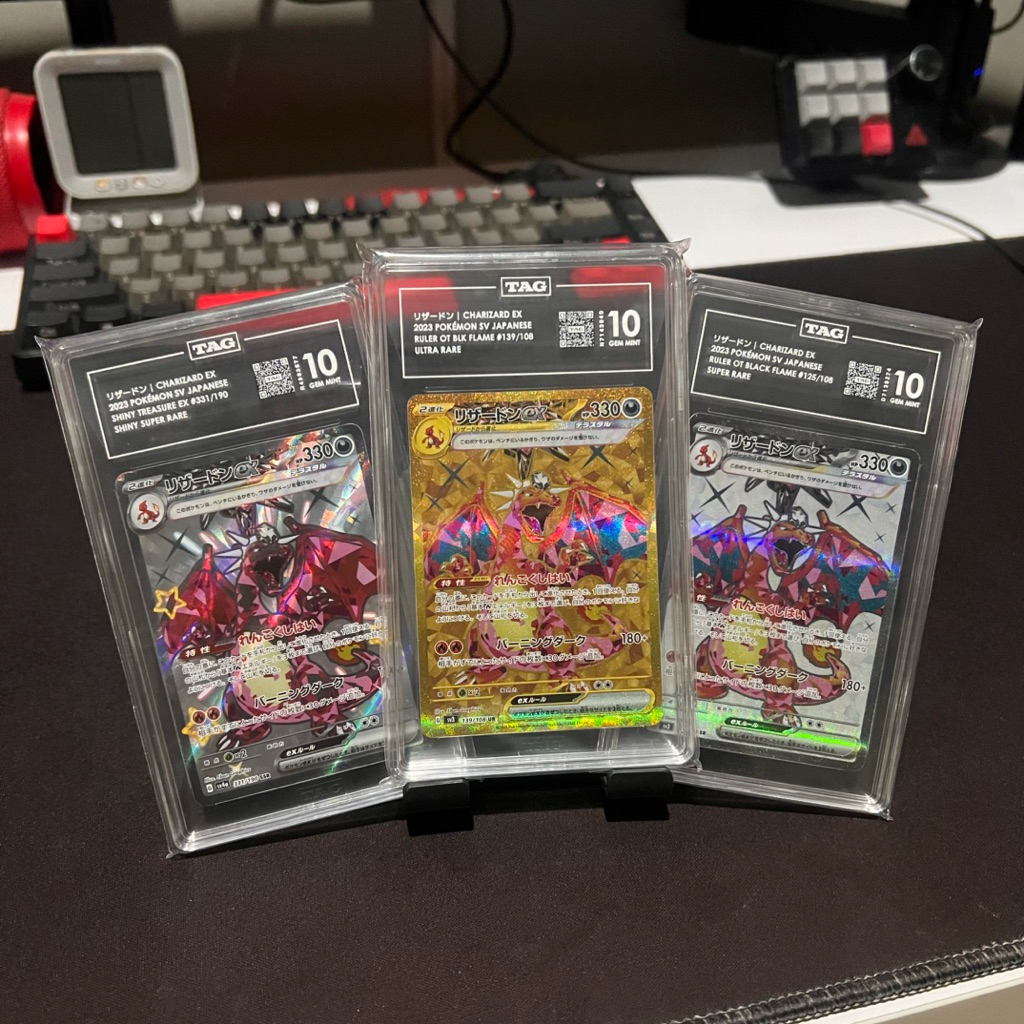 [BUNDLE 3 CARDS] TAG 10 - Charizard ex #139, Charizard ex #125, & Charizard ex #331 - Kartu Pokemon 