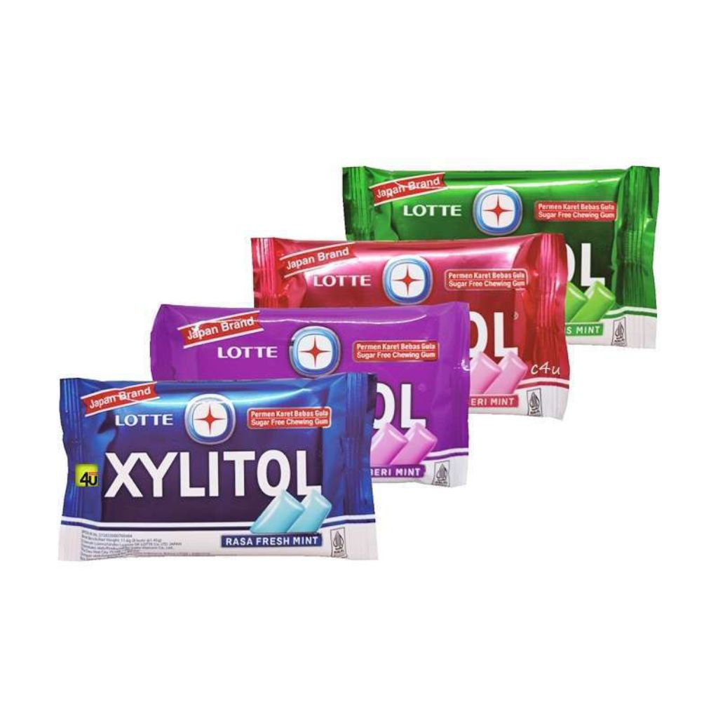 Lotte Xylitol Permen karet bebas Gula Free sugar