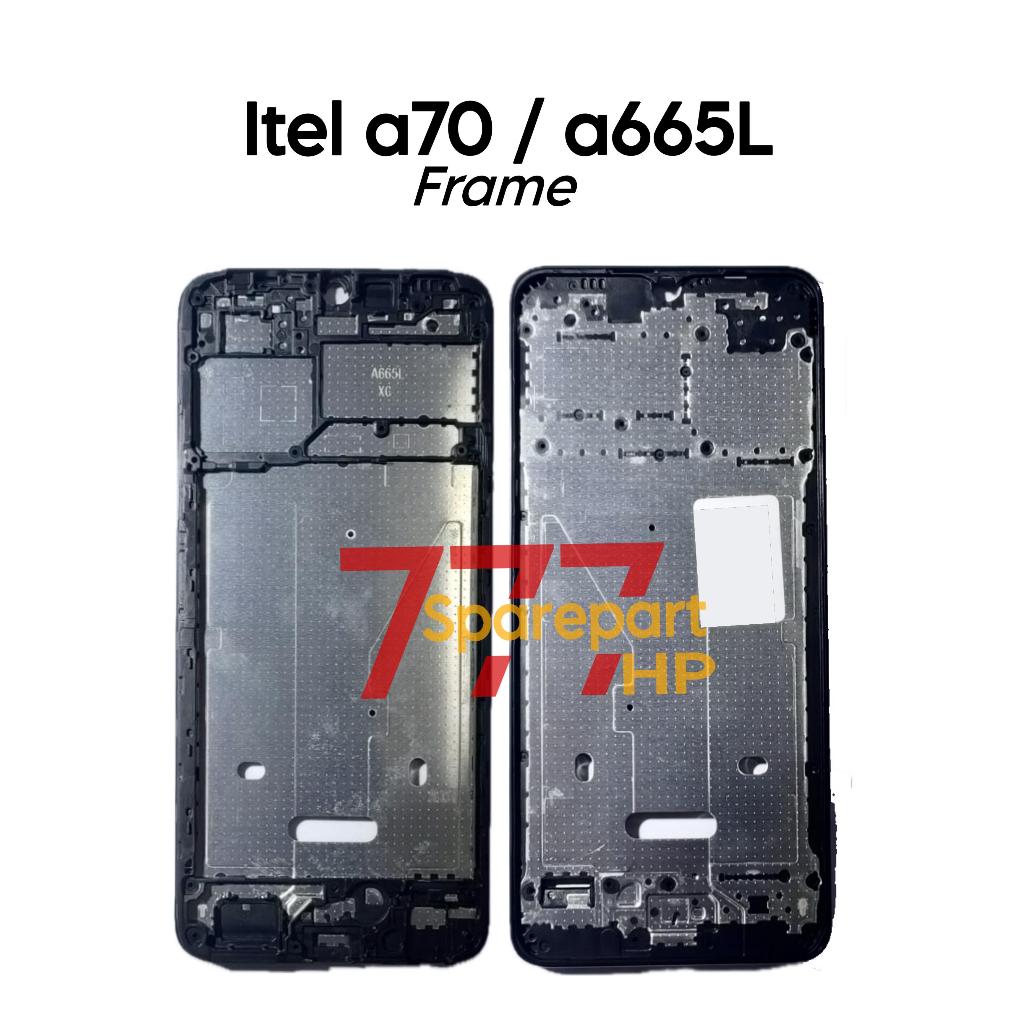 Frame Itel A70 / A665L - Tulang Tengah Tatakan LCD & Mesin