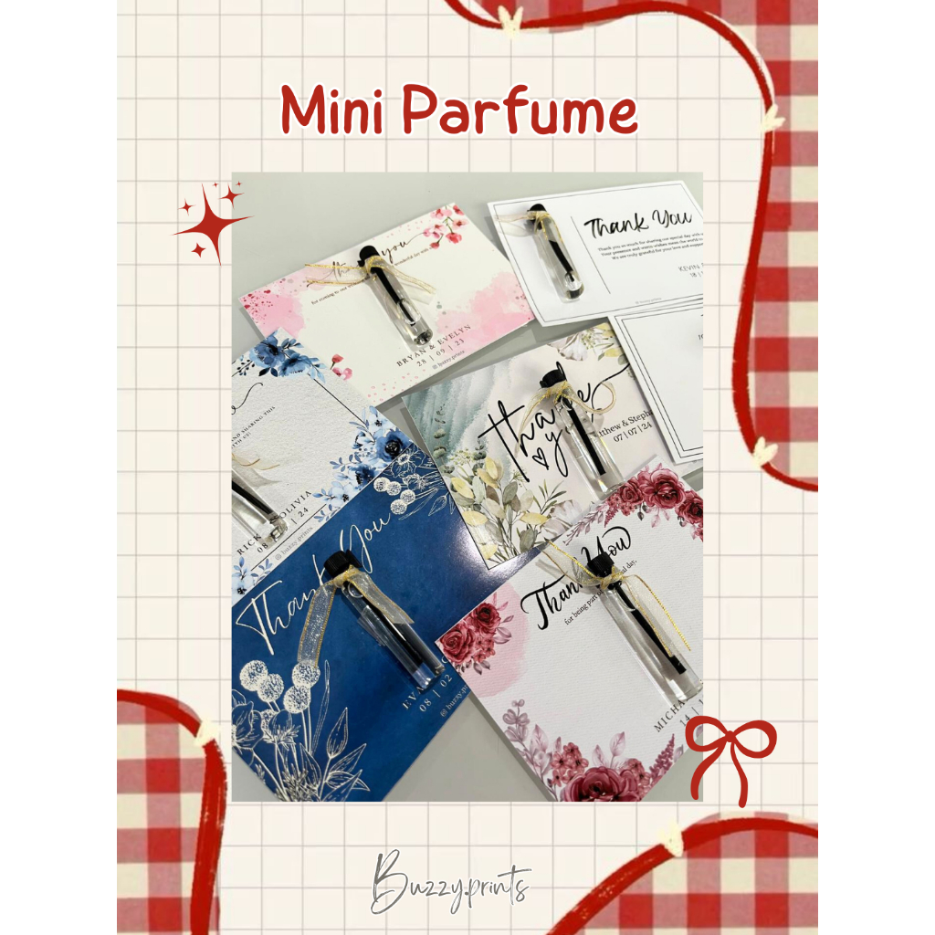 Souvenir Mini Parfum / Mini Parfume/ Souvenir Pernikahan / Souvenir Thank you