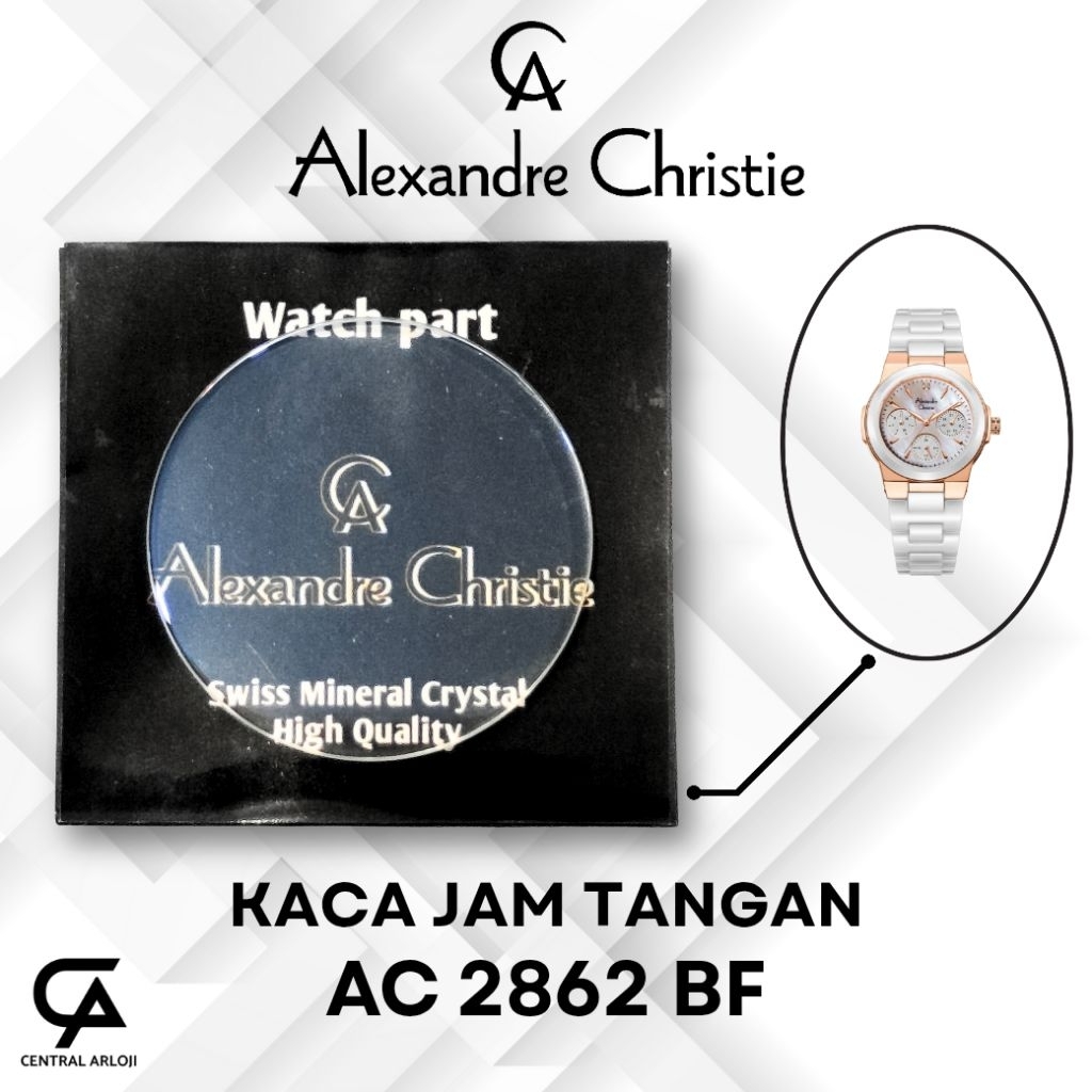 Kaca Jam Tangan Alexandre Christie AC 2862 BF