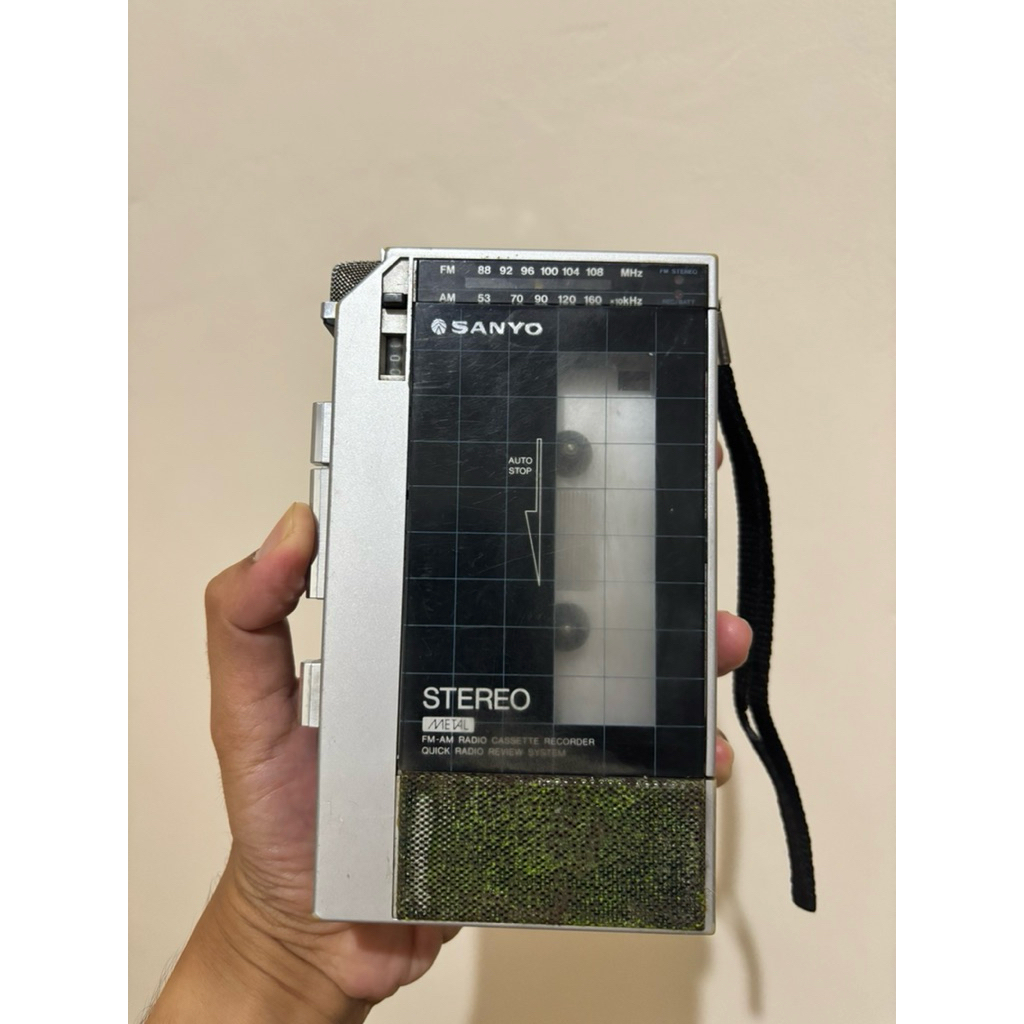Tape Radio Sanyo vintage lawas kuno koleksi kolektor