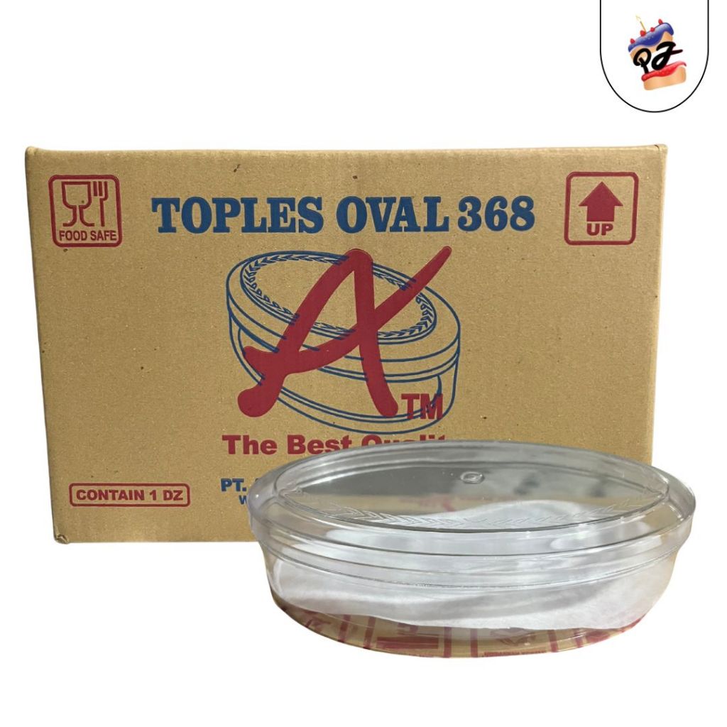 ATM TOPLES KUE KERING 368 OVAL 250 GR / 1 KARDUS