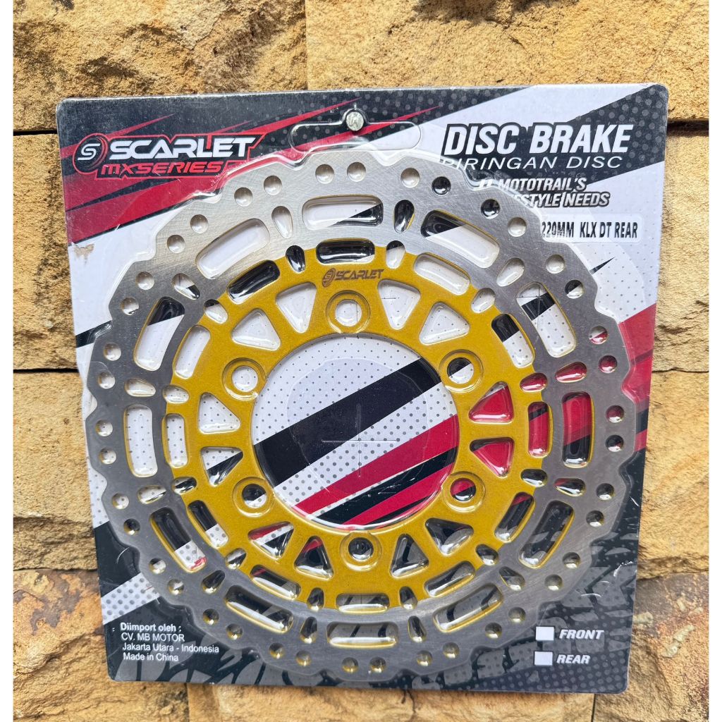 DISK CAKRAM BELAKANG KAWASAKI KLX 150-DTRACKER UKURAN 190MM 220MM