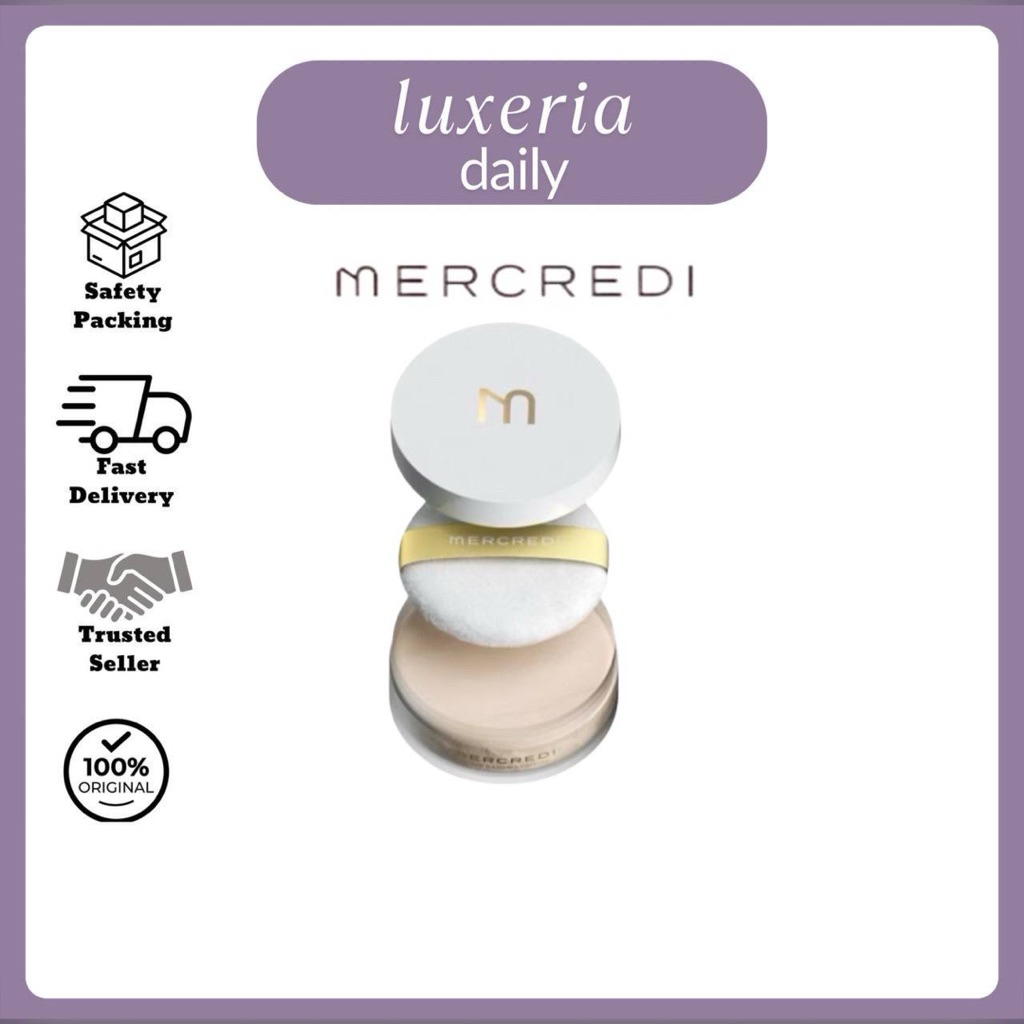 Mercredi Poudre D’Essence Couture Translucent Powder Bedak Tabur