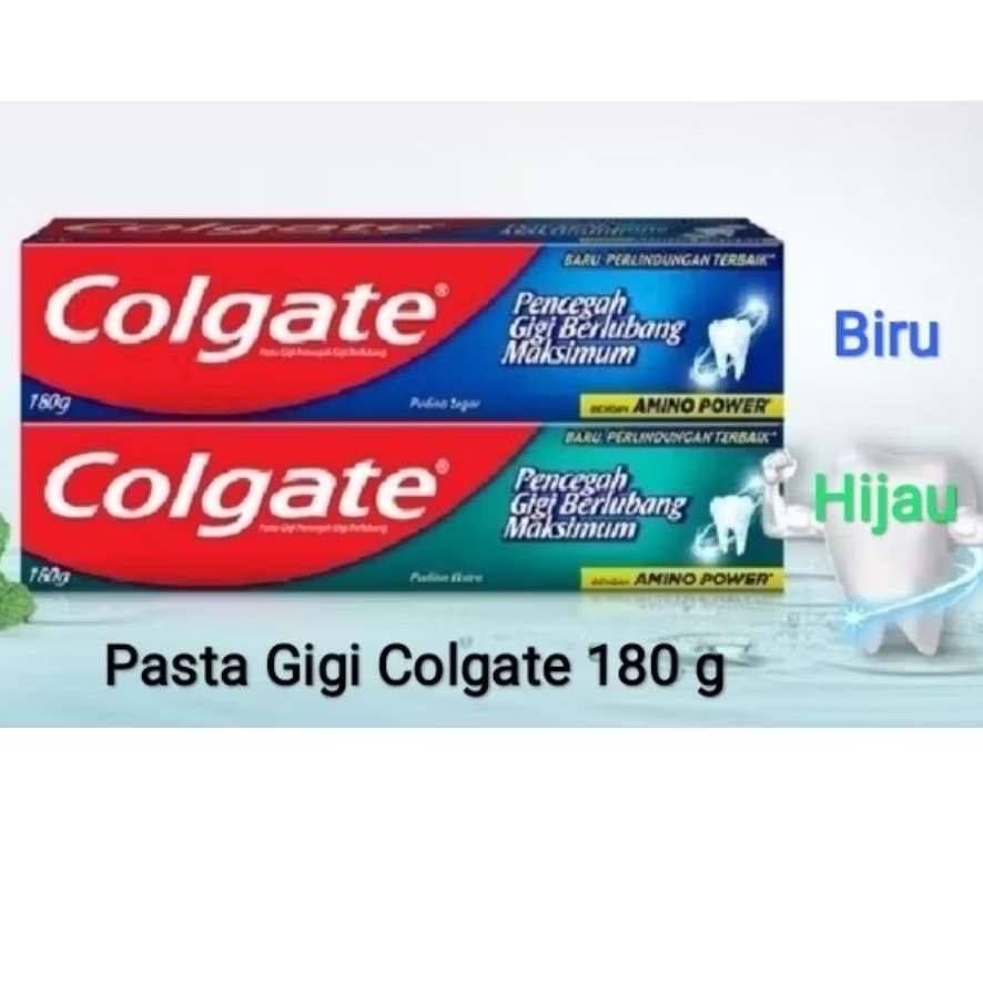 Colgate Maximum Cavity Protection Fresh Cool Mint Toothpaste 180g - Pasta Gigi