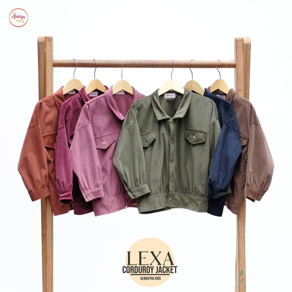 Jaket Anak Perempuan Oversized / Jaket Corduroy Anak