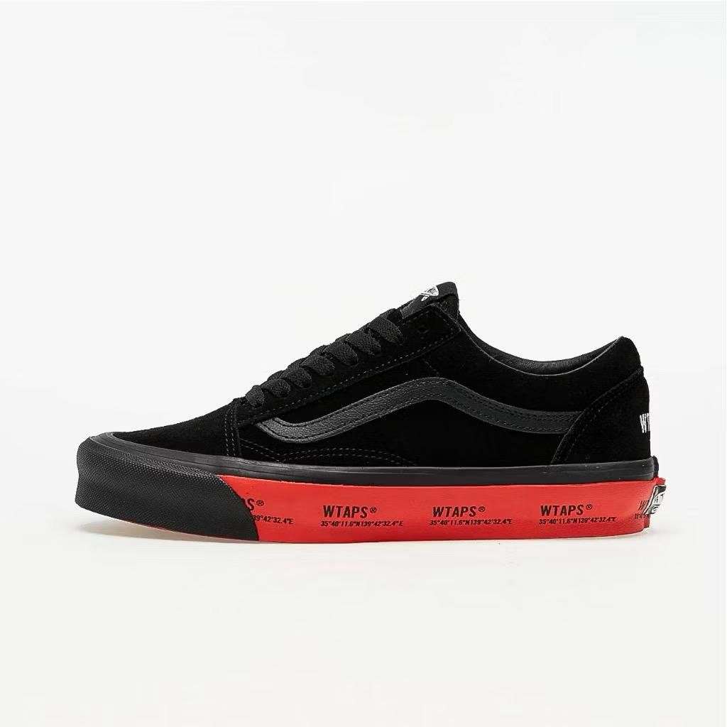Vans Oldskool Vault OG Lx x WTAPS BLACK/ORANGE ORIGINAL100%