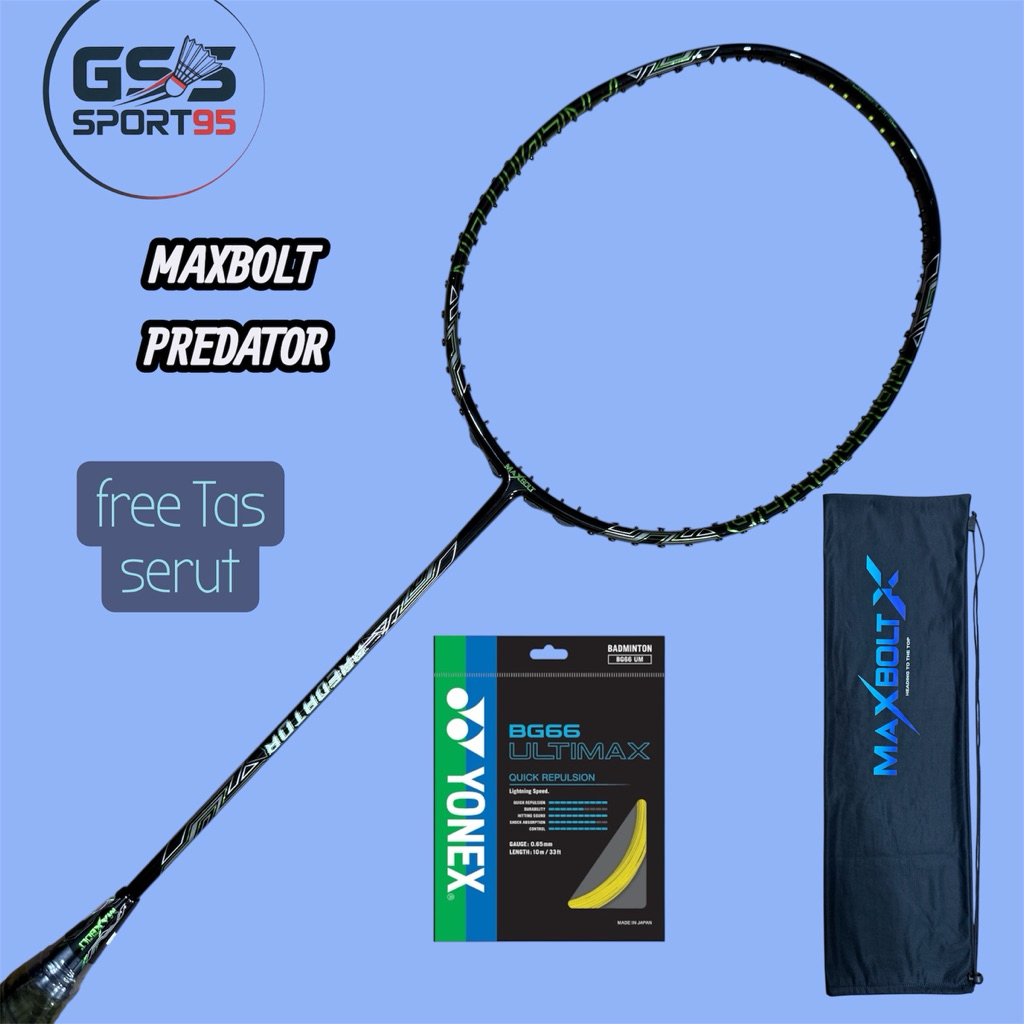 RAKET MAXBOLT PREDATOR 32LBS ORIGINAL