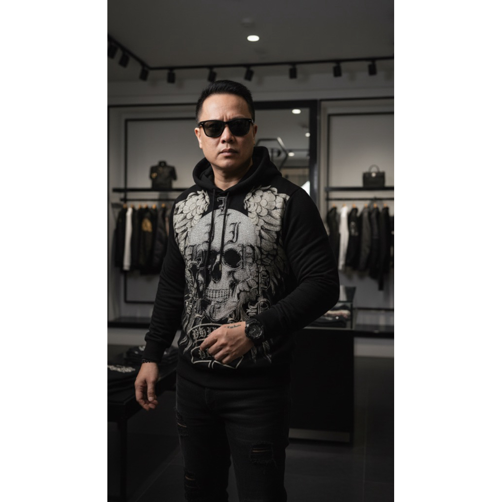 Hoodie sweater PP PL923038 Premium import bahan babytery motif blink blink