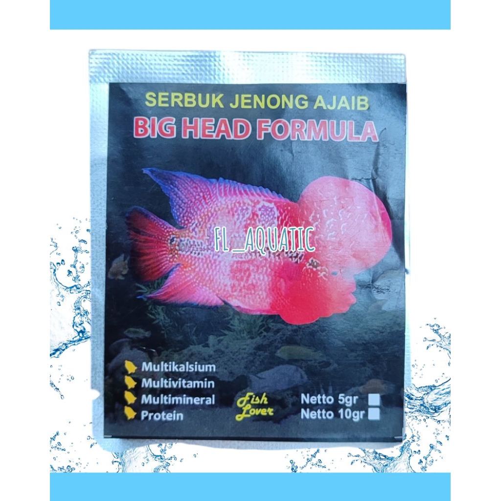 SERBUK JENONG AJAIB / obat jenong ikan Louhan