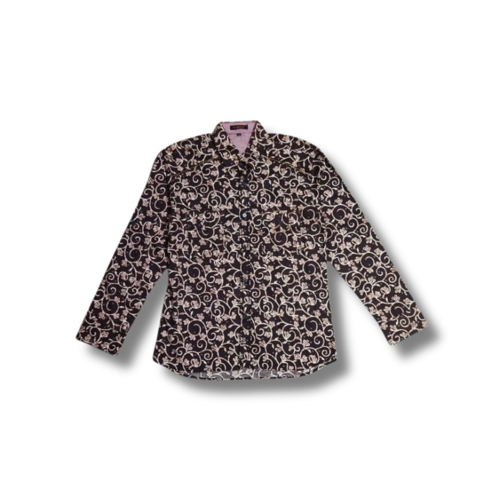 Baju Kemeja Batik Pria Dewasa Lengan Panjang Premium Baju Batik Pria Lengan Panjang