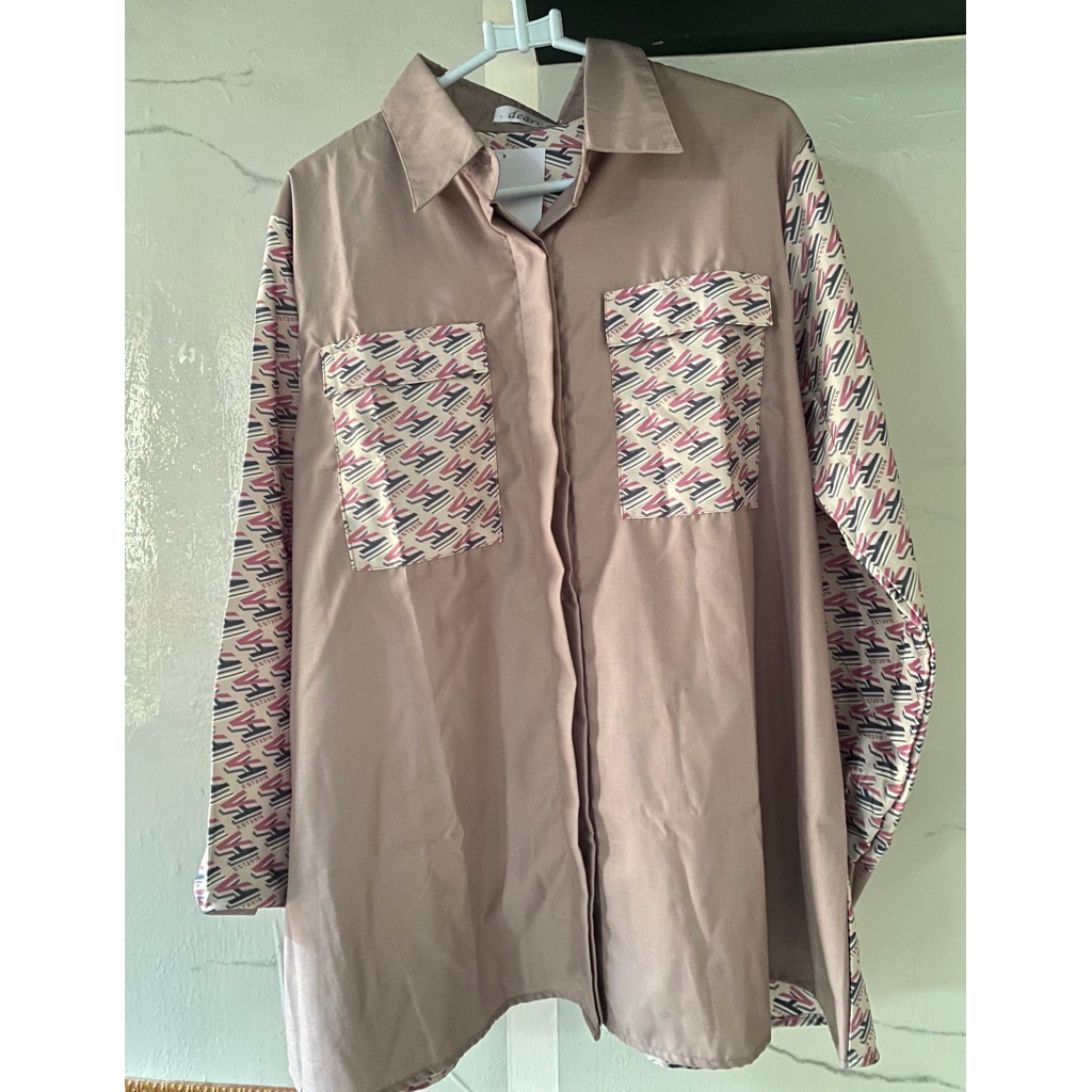 NEW SHIRT MONO VANILLA HIJAB LXL