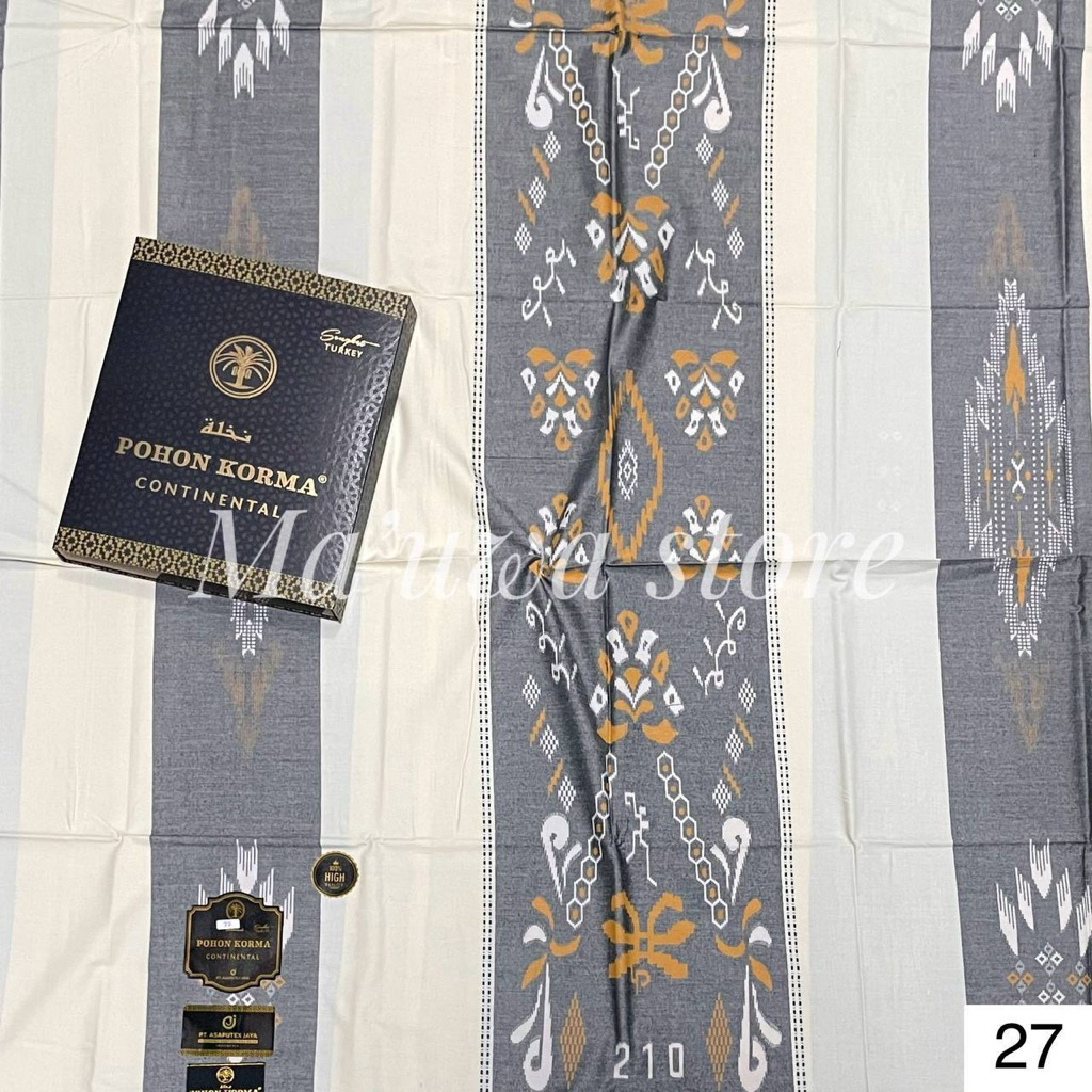 SARUNG POHON KURMA KORMA SONGKET CONTINENTAL ECER DAN GROSIR