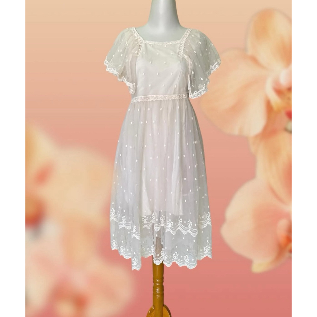 sera dress - Fairy dress - yearbook - shabby chic - coquette - garden party - vintage