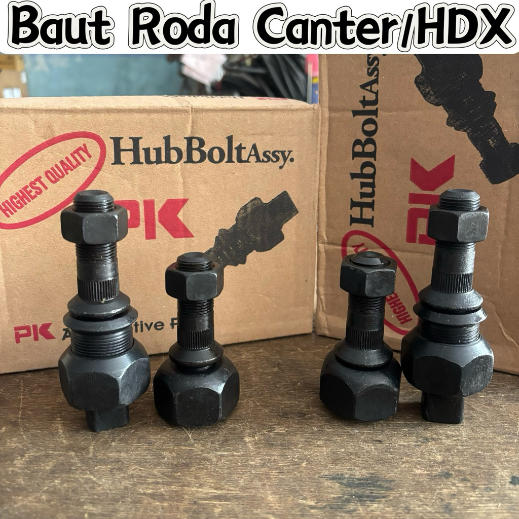 Baut Roda Canter/HDX PK OHK Berkualitas Baut Roda Canter Belakang Baut Roda Canter Kualitas Bagus Hu