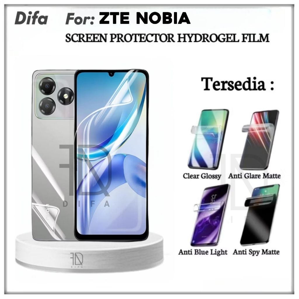 Hydrogel Clear Front-Back ZTE Nubia REDMAGIC 8 8S 8SPRO + 7 7S 7Pro 6 6R 6PRO Hidrogel Full Cover-Fu