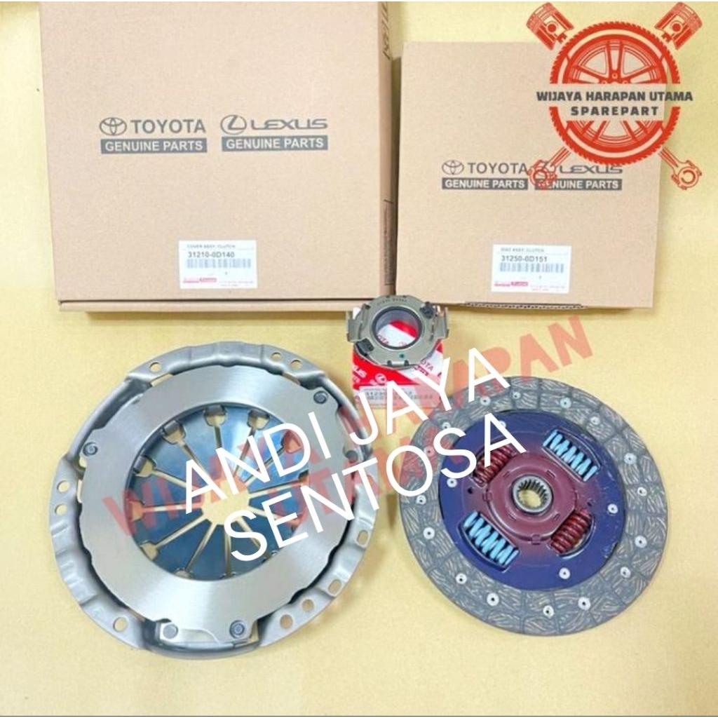 Kopling Fullset Etios Valco Kampas Kopling Set Dekrup Etios Valco ORI Garansi