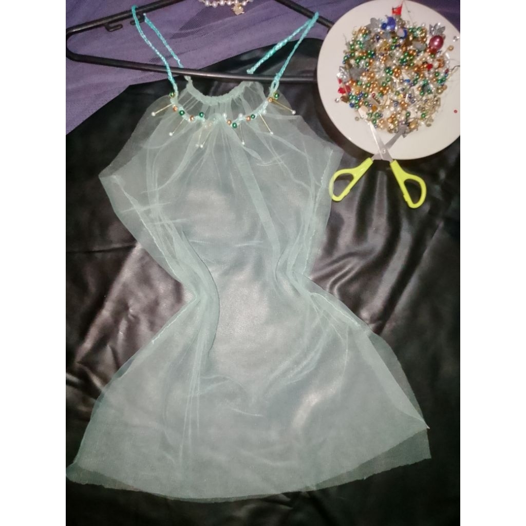 Dress Warna Hijau Mint Tosca