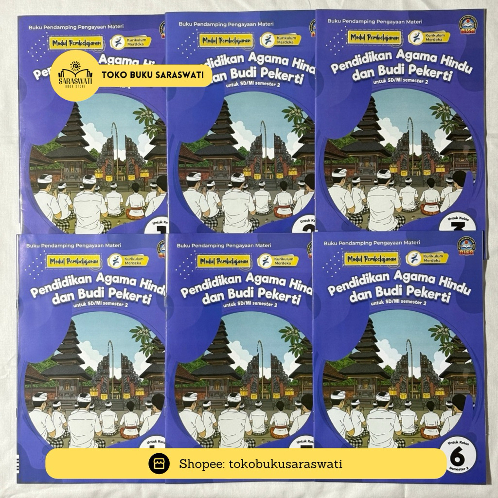 LKS BISA AGAMA HINDU KLS 1,2,3,4,5,6 SEMESTER 2 KURIKULUM MERDEKA EDISI TERBARU