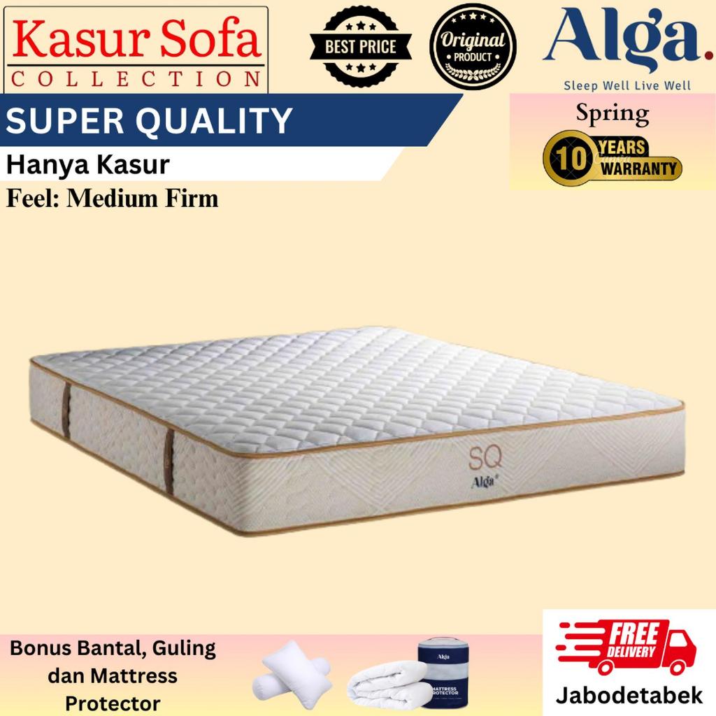 Alga Super Quality (Hanya Kasur)/Matrass/Mattress/Springbed SQ Orthopedic (Medium Firm)
