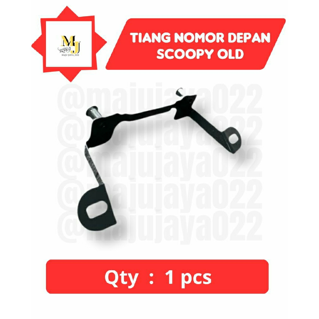 TIANG DUDUKAN BRACKET PLAT NOMOR DEPAN SCOOPY OLD