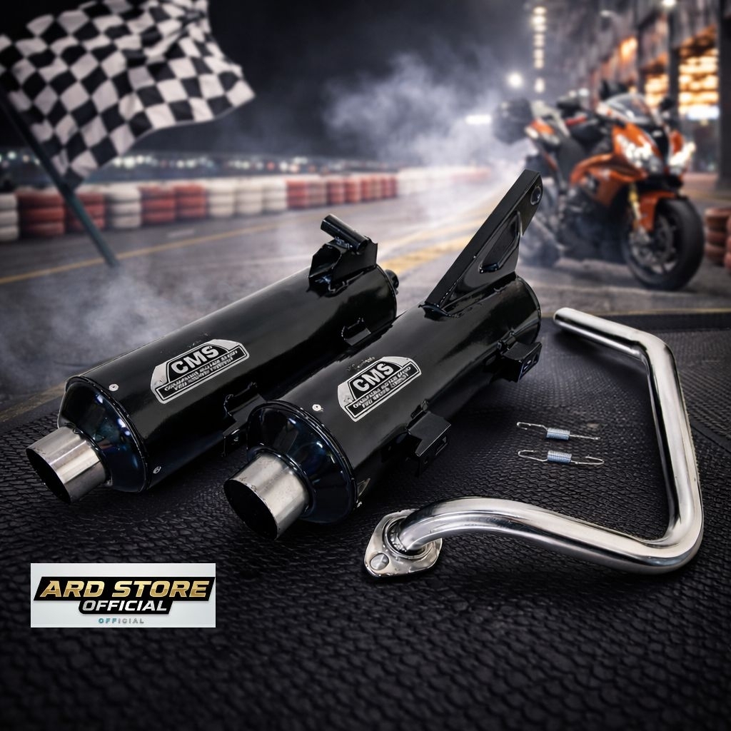 Termurah terlaris Knalpot CMS original all matic mio beat vario secopy