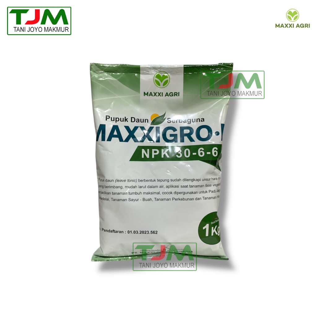 Pupuk Maxxigro D 1 KG NPK 30-6-6 Pupuk Daun Sejenis Gandasil Daun