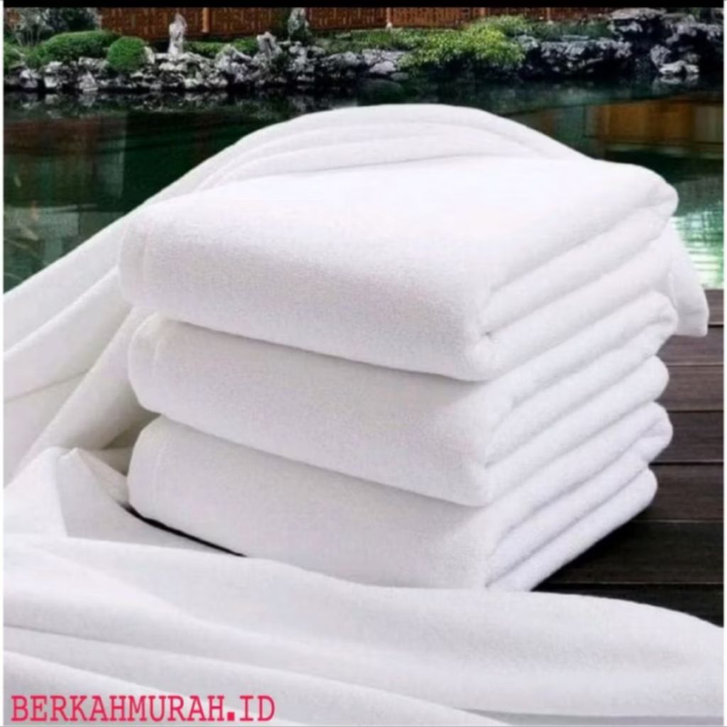 BATH TOWEL HOTEL 100% KATUN DAYA SERAP TINGGI KETEBALAN/KEPADATAN SERAT HANDUK 550 gramasi