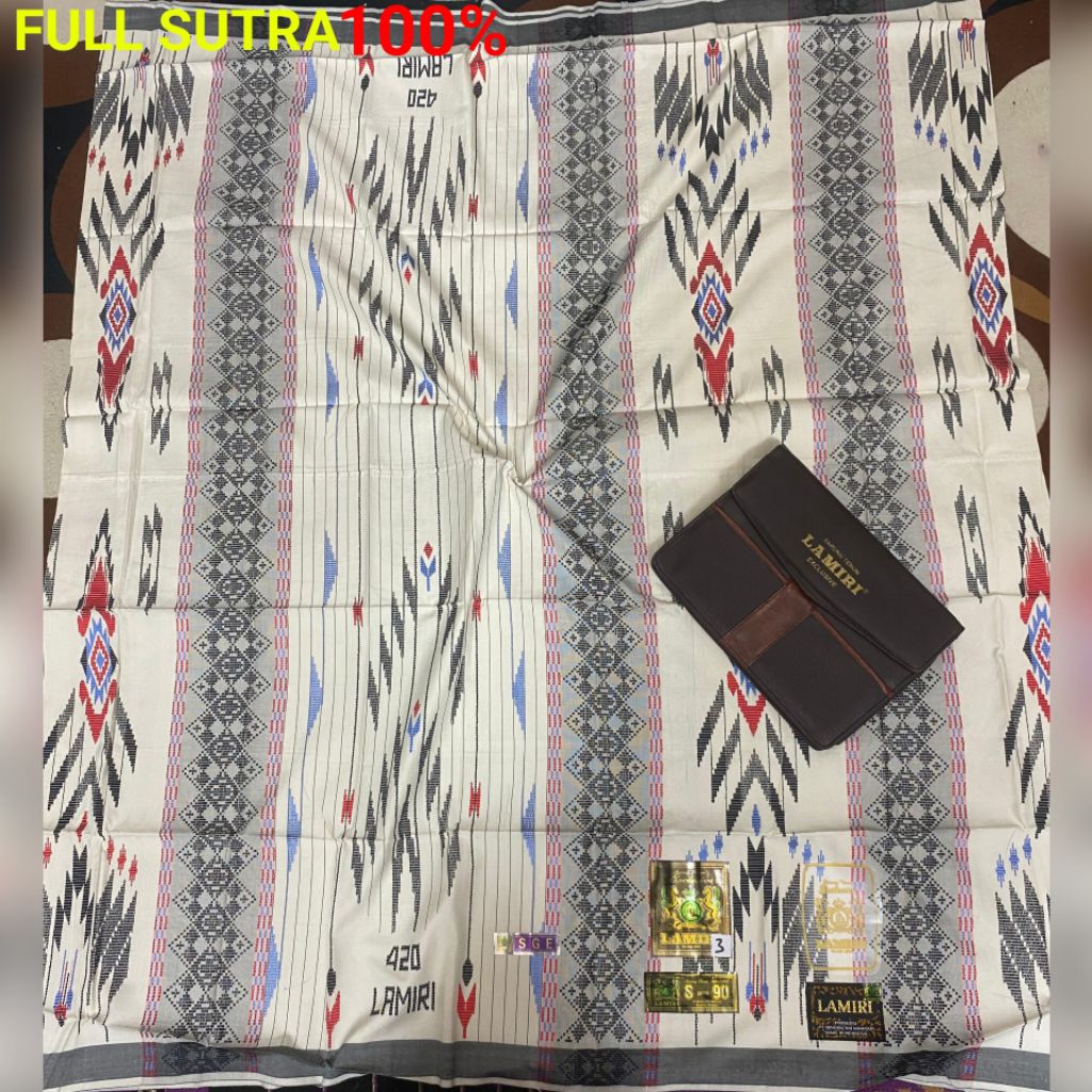[SARUNG LAMIRI] SGE 100% JAMINAN FULL SUTRA FULL SONGKET