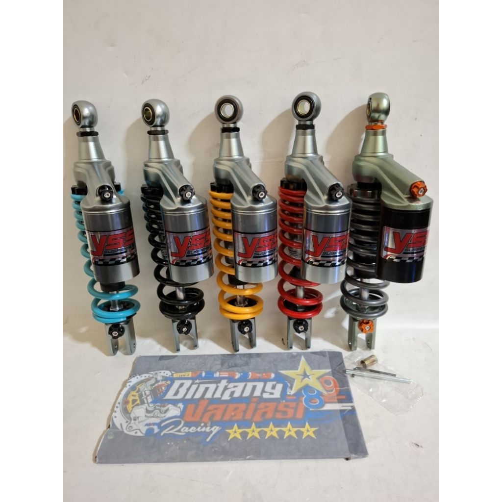 NEW ~ SHOCK SHOCKBREAKER COPY YSS MODEL G-PLUS SERIES  SINGLE TABUNG ATAS UK 310MM & 330MM UNIVERSAL