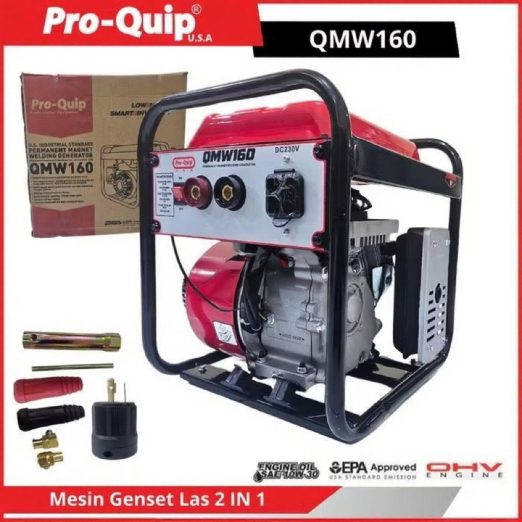 Mesin genset las 2 IN 1 welding generator las QMW 160 PROQUIP QMW160