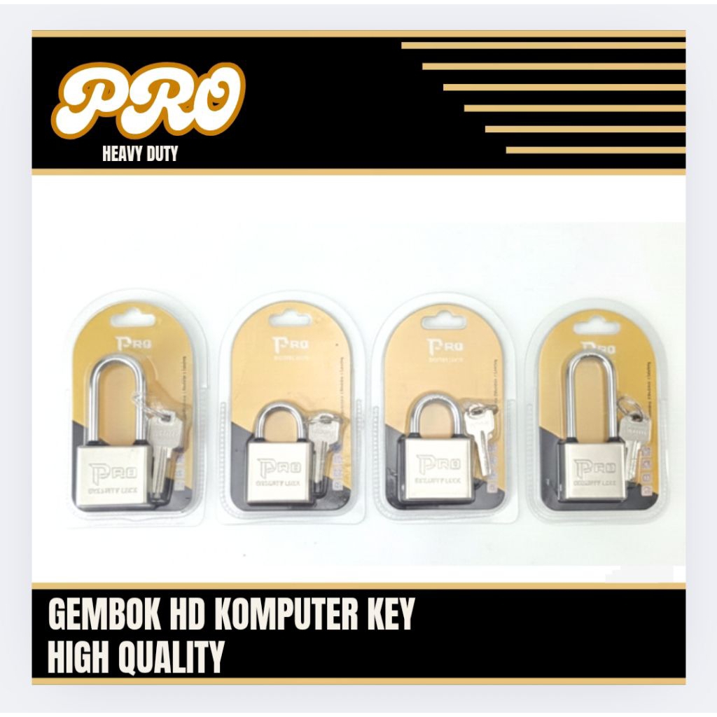 Gembok Komputer Key HD Pro Kunci Gembok