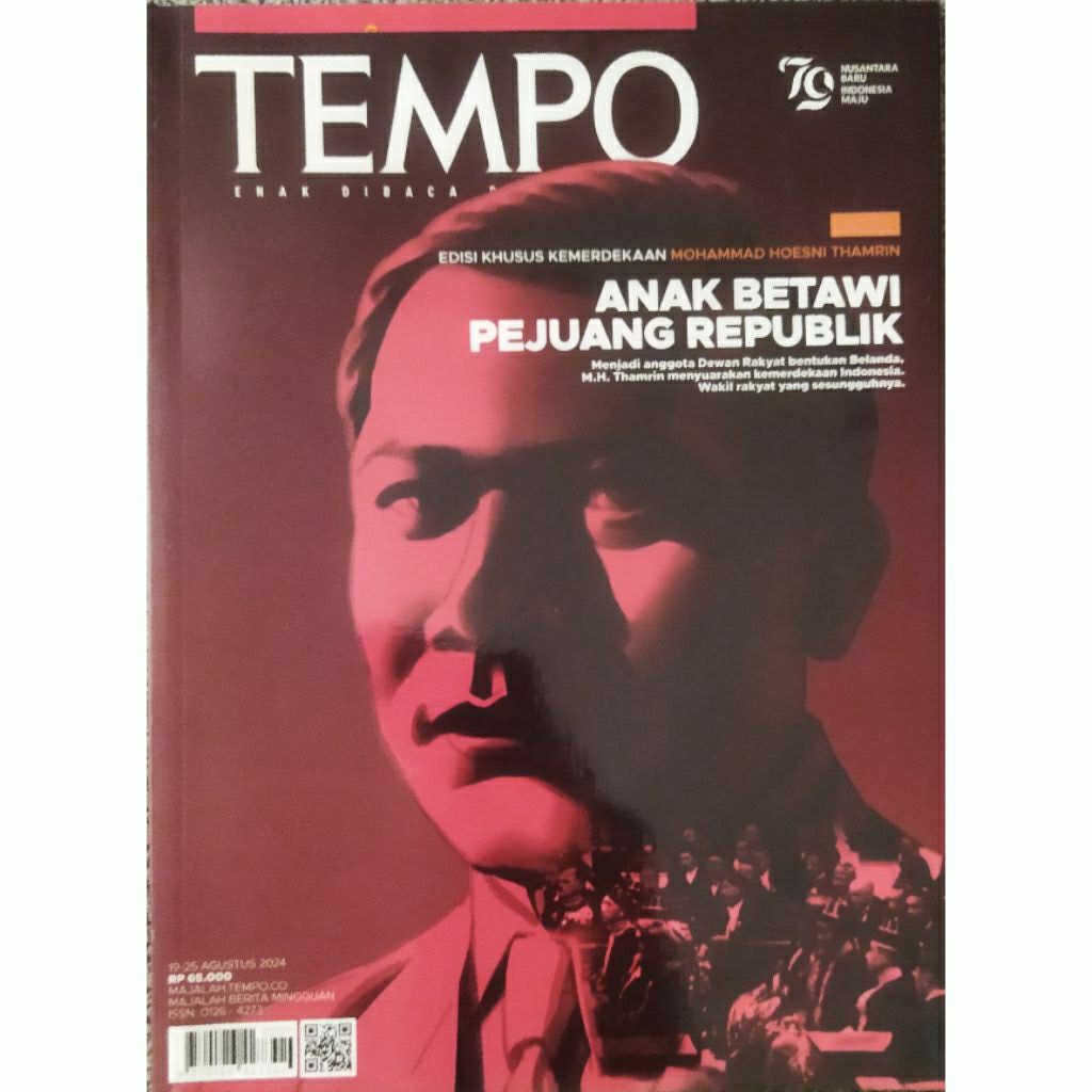 Majalah Tempo Edisi Khusus : Mohammad Hoesni Thamrin (Tahun 2024)