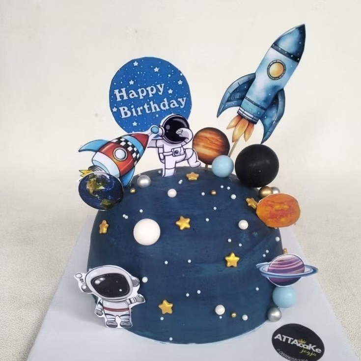 cake astronot bisa custom ( bisa dadakan)