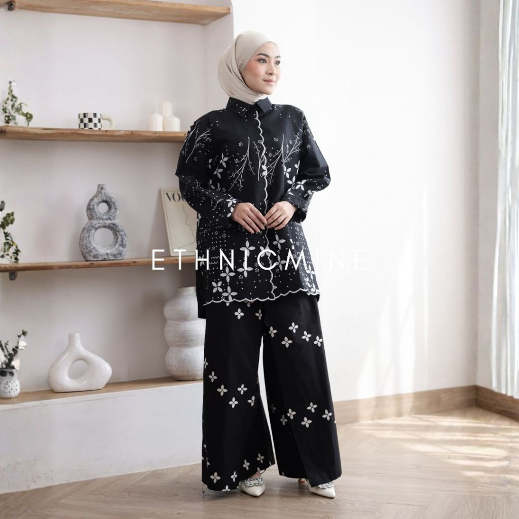 Kembang Merekah Blouse Wanita Batik Raya Ethnicmine