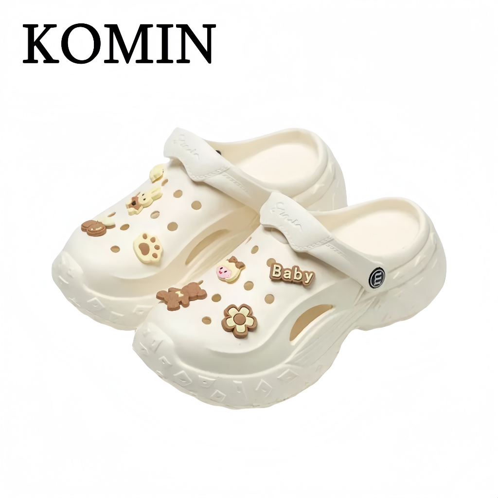Sandal Karet Wanita Wedges Wanita Sandal Baim Wanita Sepatu Sandal Outdoor Bergaya Fashion Sandal